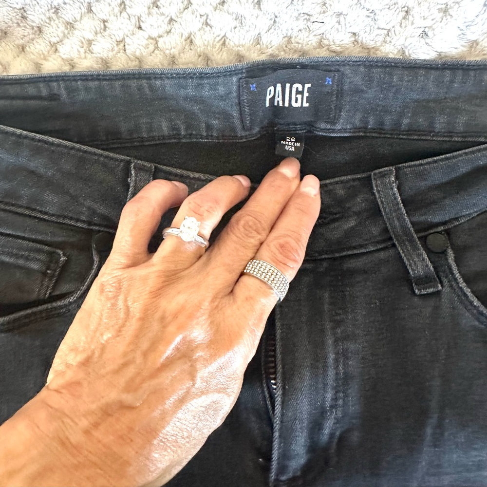 Super soft Paige straight leg jeans
